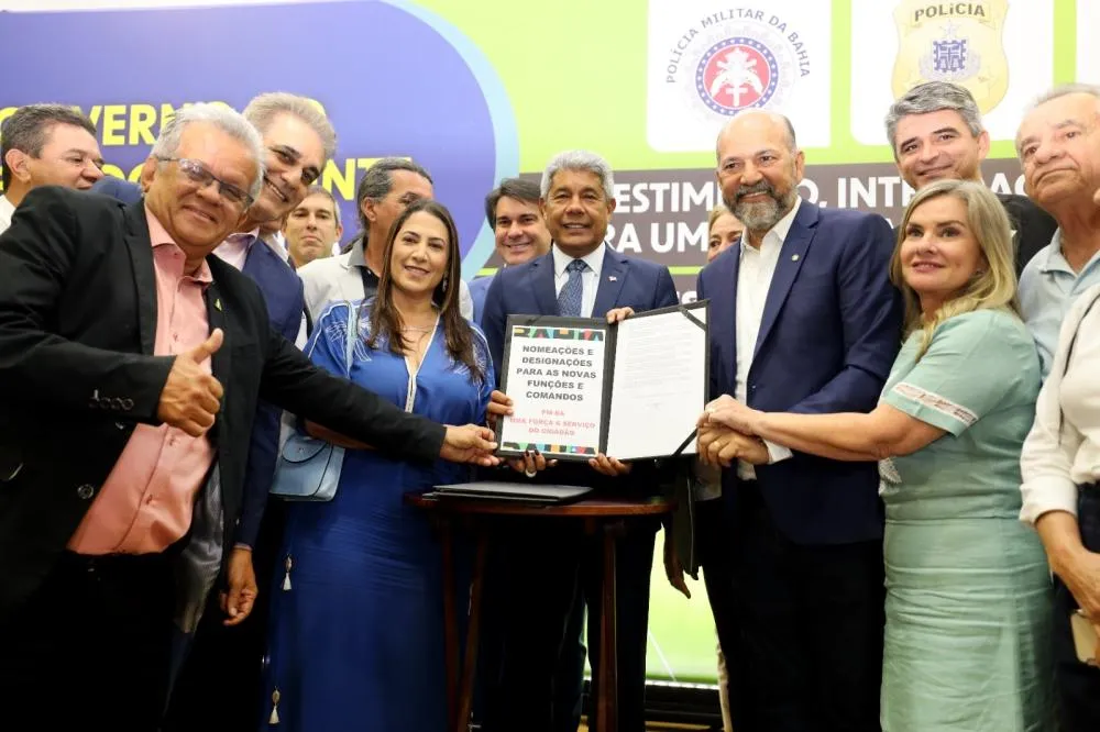 Jerônimo Rodrigues sanciona leis que ampliam estrutura da Polícia Militar da Bahia