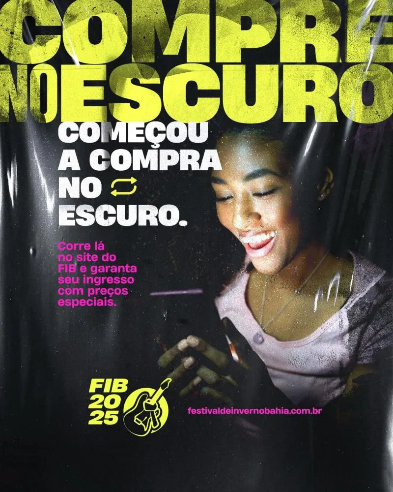 Festival de Inverno Bahia (FIB) anuncia início das vendas no escuro
