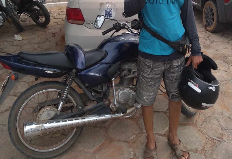 Polícia Civil localiza motocicleta furtada no centro de Livramento e prende suspeito