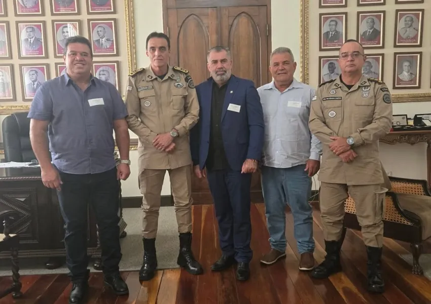 Coronel Magalhães recebe Marquinho Viana e prefeitos de Milagres e Contendas