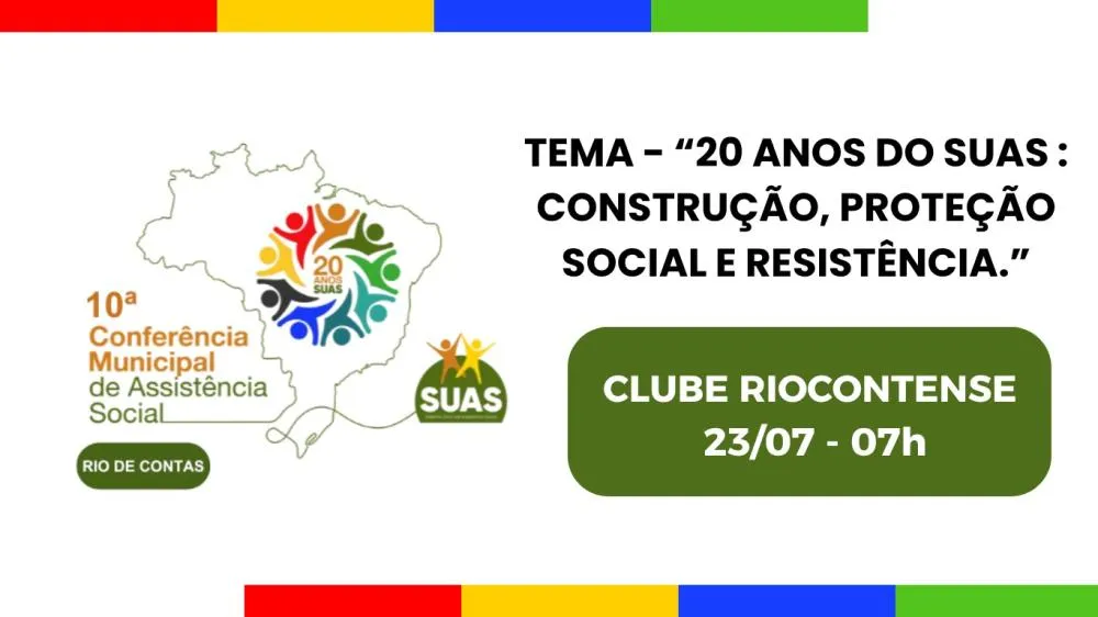 Rio de Contas realiza 10ª Conferência Municipal de Assistência Social 