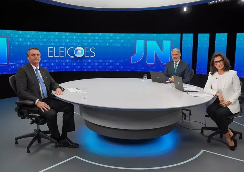 Em entrevista ao JN, Bolsonaro diz que respeitará resultado das eleições