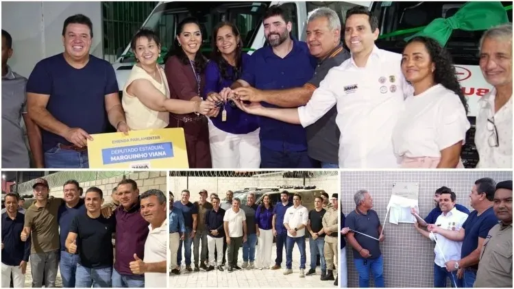 Marquinho Viana participa de entrega de obras e equipamentos em Contendas do Sincorá