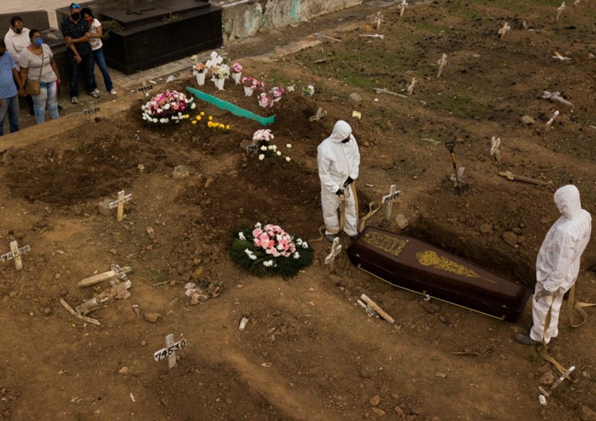 Covid-19: Brasil registra mais de 3 mil mortes em 24 horas
