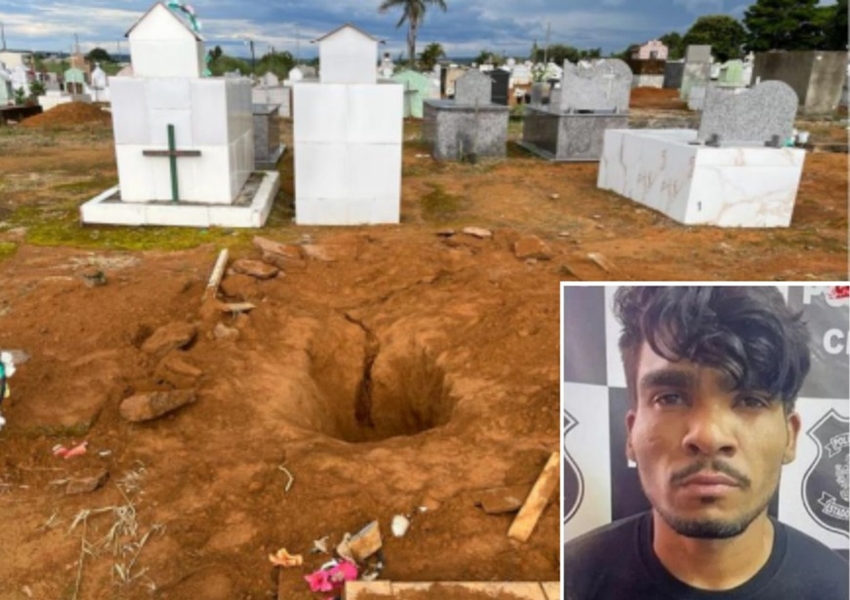 Túmulo de Lázaro Barbosa, 'serial killer do DF', é violado em Cocalzinho de Goiás
