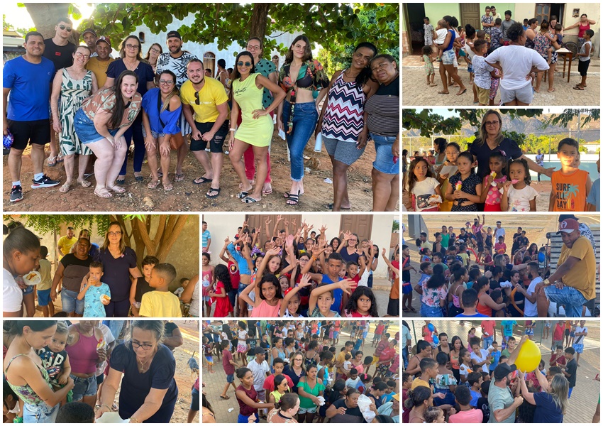 Dias das Crianças: Vice-Prefeita de Livramento   mantém a tradição de realizar festa para crianças; Ação contou com ajuda de voluntários