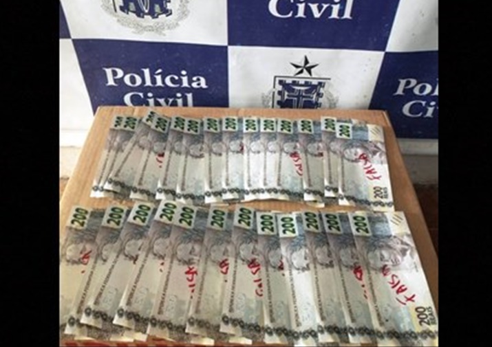 Homem é preso pela Polícia Civil suspeito de comprar motocicleta com cédulas de R$ 200 falsas