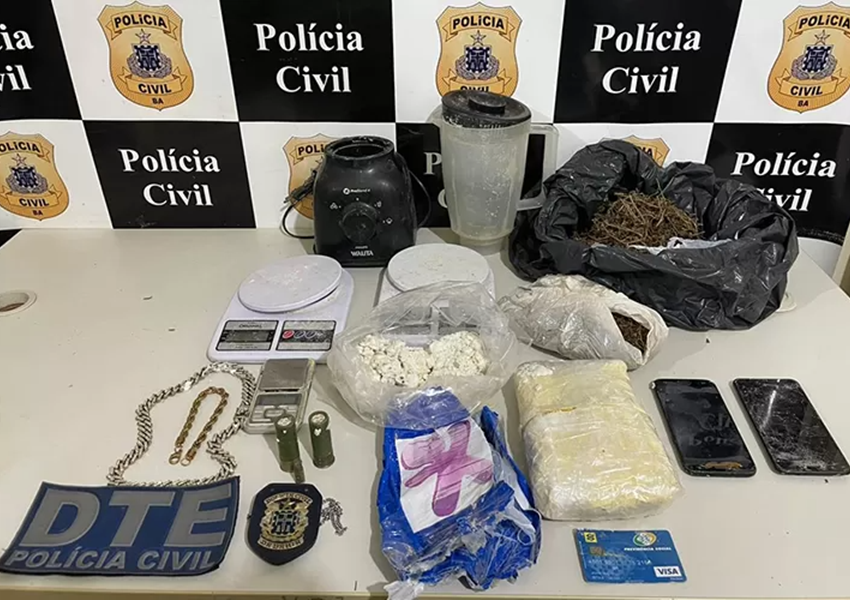 Delegacia de Tóxicos e Entorpecentes localiza laboratório de cocaína em Juazeiro