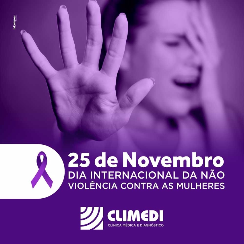 Climedi: Dia 25 de novembro Dia Internacional da Não-Violência contra a Mulher