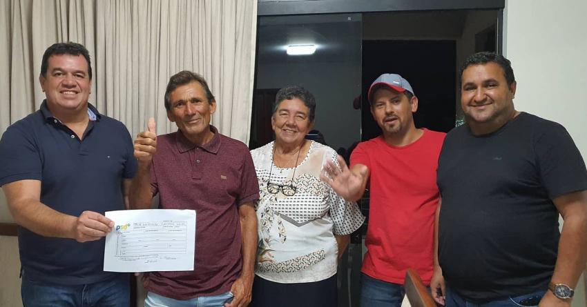 Deputado Marquinho Viana participa de ato de filiação dos pré-candidatos a vereador em Barra da Estiva