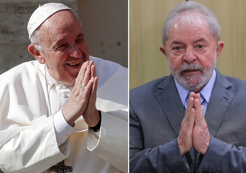 Em carta a Lula, Papa Francisco pede que ex-presidente 'não desanime'; leia