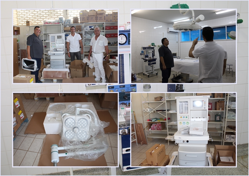 Prefeito entrega novos equipamentos para o centro cirúrgico do Hospital Municipal