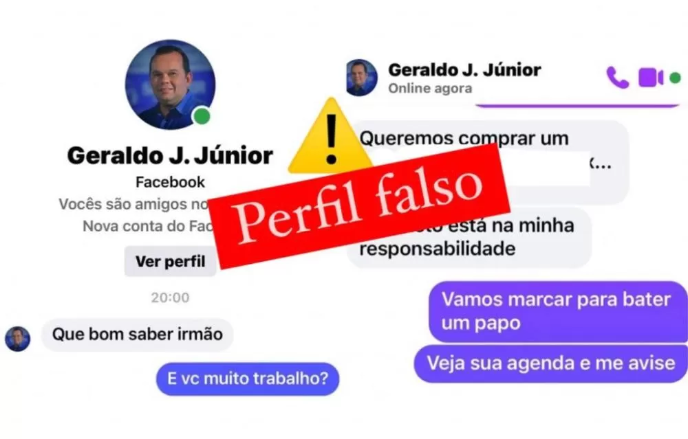 Criminoso cria perfil falso de vice-governador da Bahia no Facebook para golpe financeiro