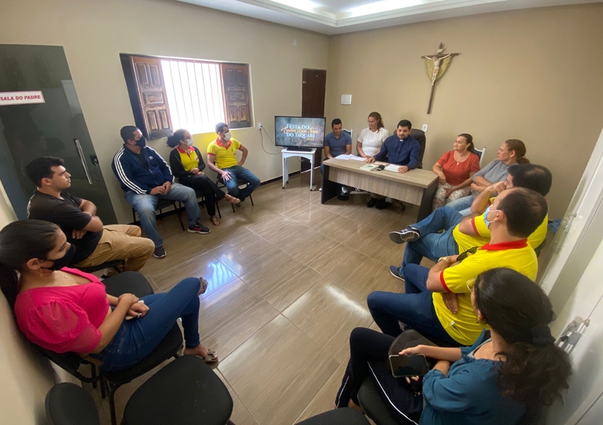 Paróquia do Bom Jesus do Taquari reúne imprensa para lançamento dos Festejos do Bom Jesus 2022