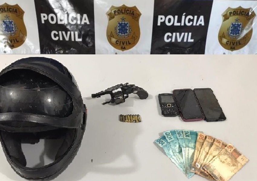 Livramento: Polícia Civil apreende arma e recupera objetos roubados na comunidade de Lourenço