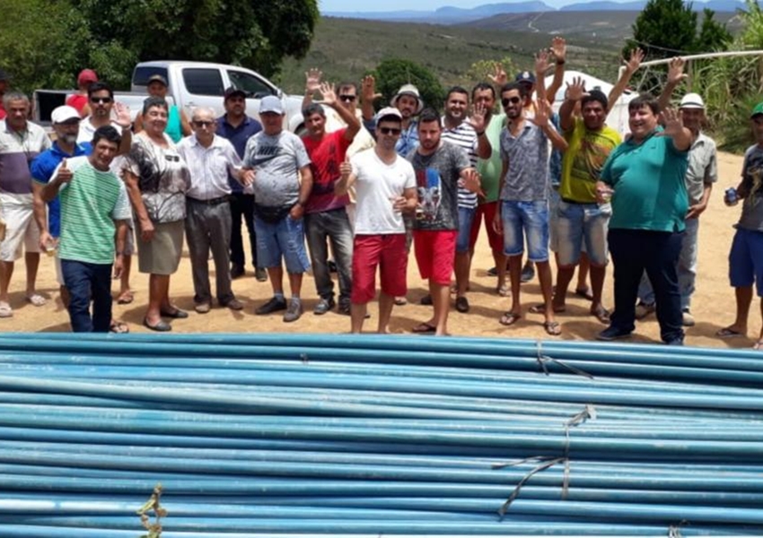Barra da Estiva: Deputado Marquinho Viana e Dona Lúcia viabilizam construção de sistema de água na comunidade Saltador de Fraso