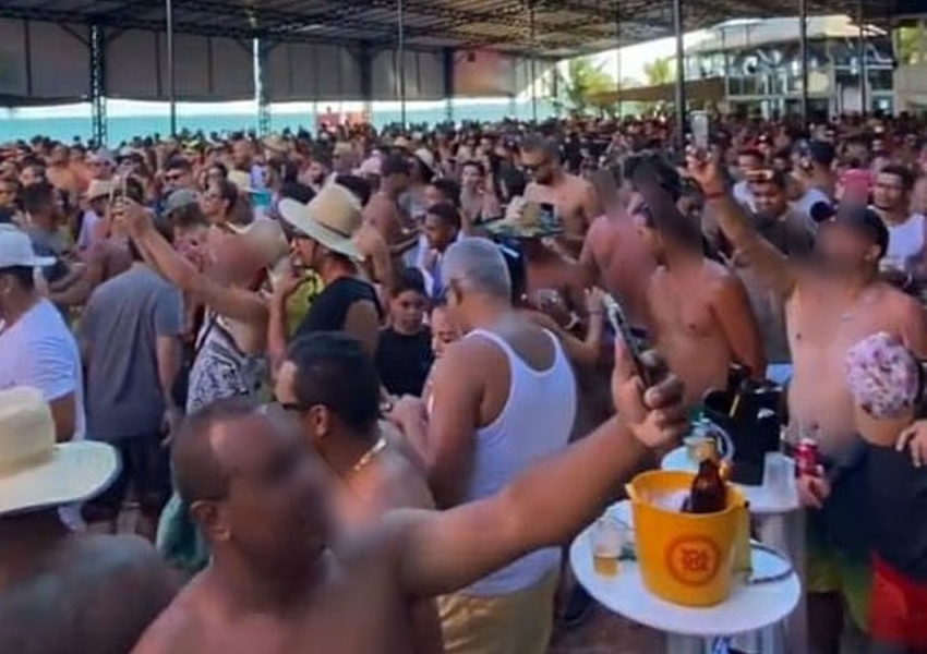 Setenta festas irregulares foram desmobilizadas em Porto Seguro nos últimos 7 dias