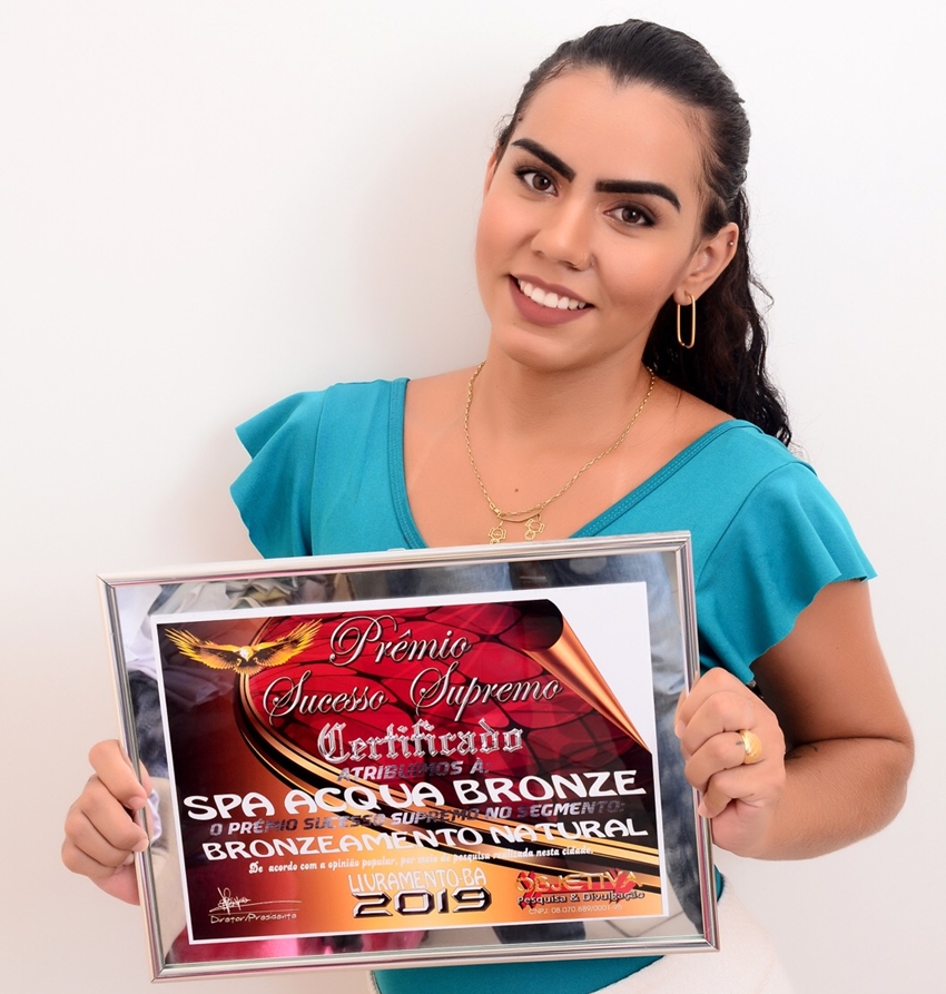 Spa Acqua Bronze recebe titulo de destaque 2019 em Livramento