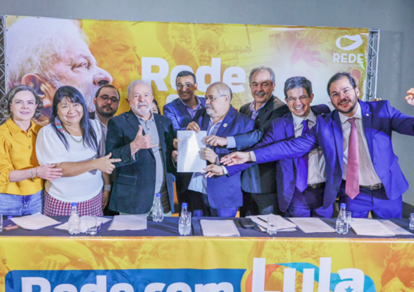Rede Sustentabilidade anuncia apoio a Lula nas eleições deste ano