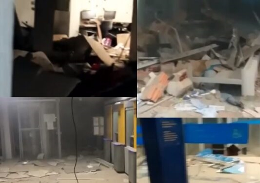 Três agências bancárias são explodidas no município de Correntina