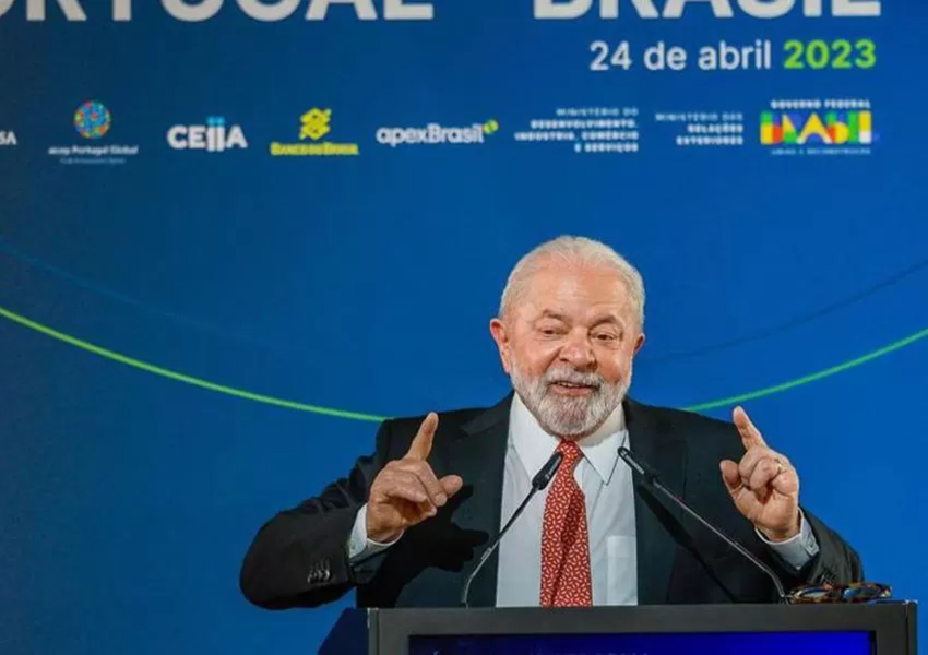 Em Portugal, Lula reforça crítica ao atual nível da taxa Selic