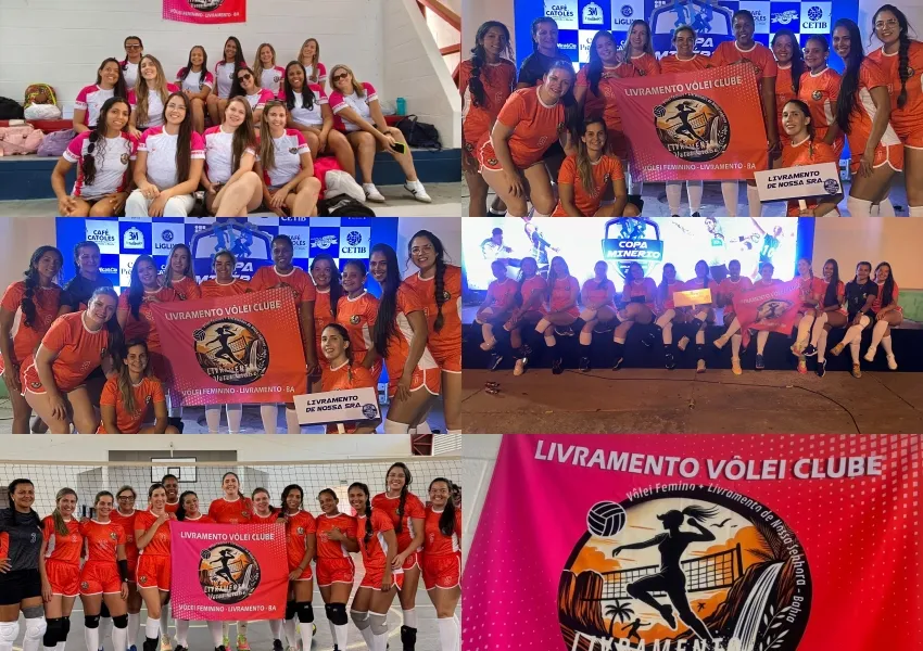 Atletas livramentenses representam o município em competição regional de vôlei