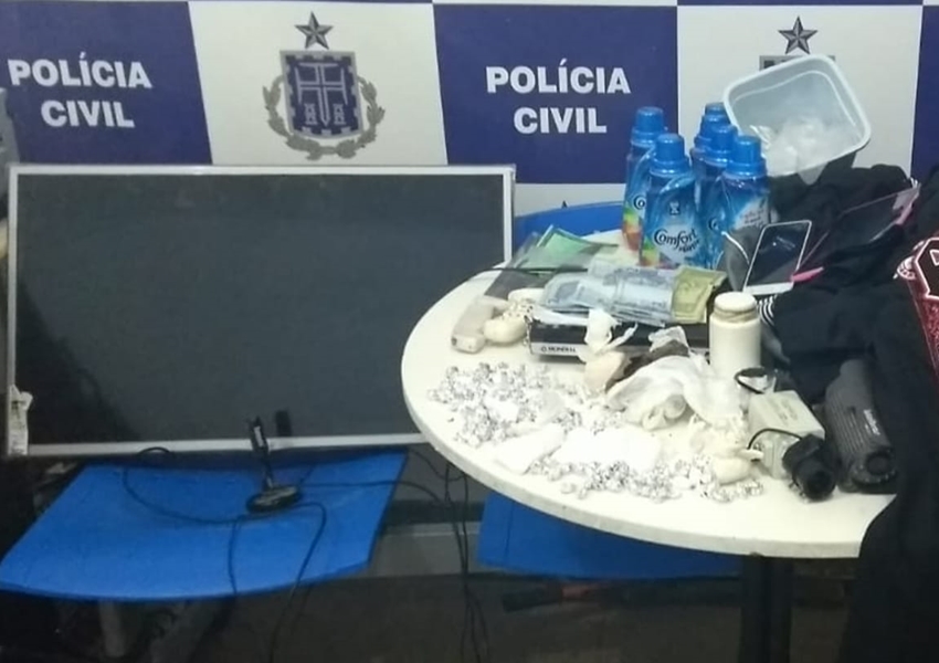Brumado: Polícia Civil apreende drogas e recupera roupas furtadas