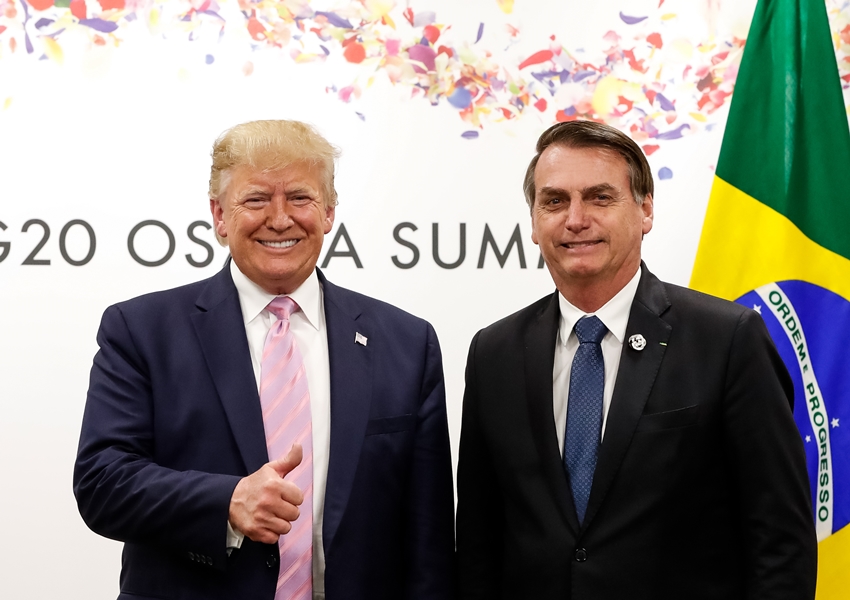No G20, Bolsonaro se reúne com Trump: 'Temos muita coisa em comum'