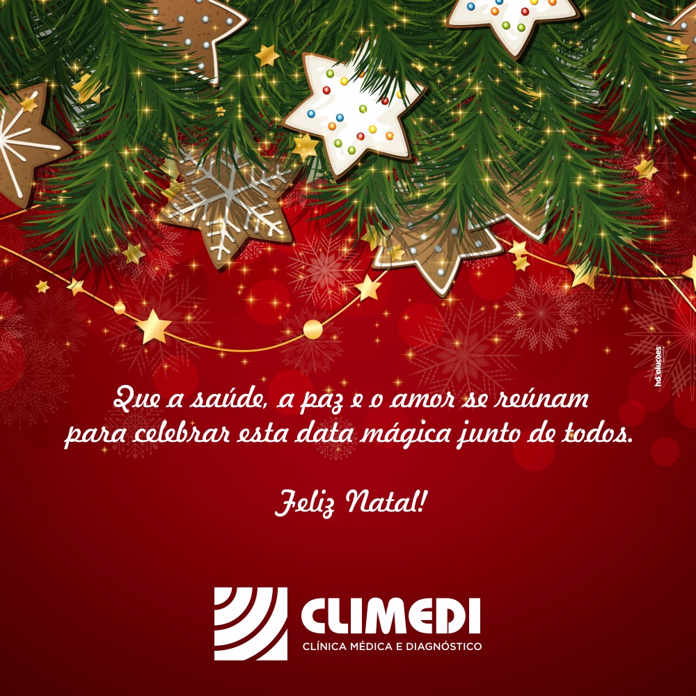 A Climedi deseja um Feliz Natal a todos os seus amigos