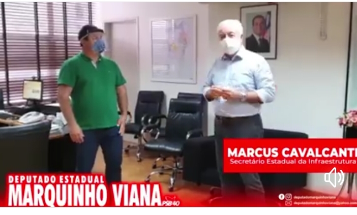 Deputado Marquinho Viana e secretário Marcus Cavalcanti confirmam o sinal da telefonia celular para Cascavel, em Ibicoara