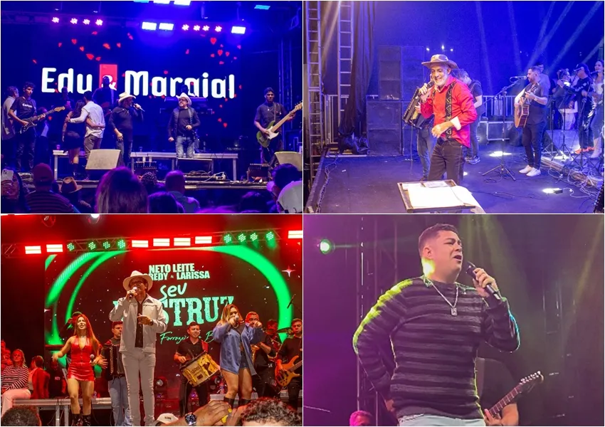 Multidão celebra encerramento do 'Arraiá do Amor' no São Pedro de Iguatemi