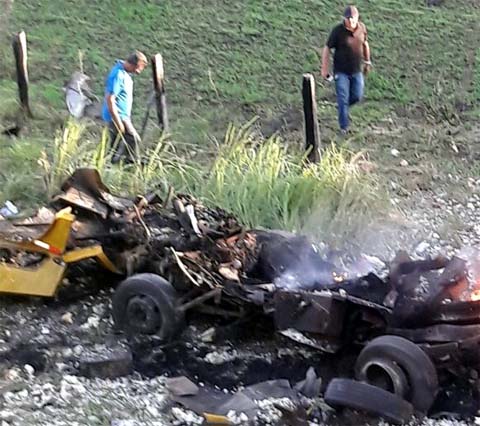 Bandidos explodem carro forte na Serra do Marçal em Vitória da Conquista