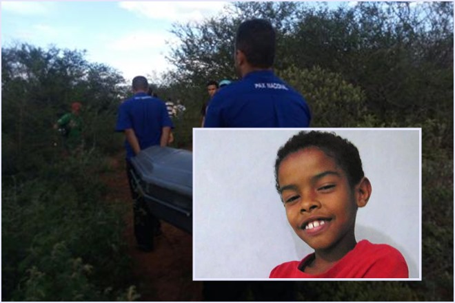 Brumado: corpo do menino Emerson Kauan Santos foi encontrado no Bairro Cidade das Esmeraldas
