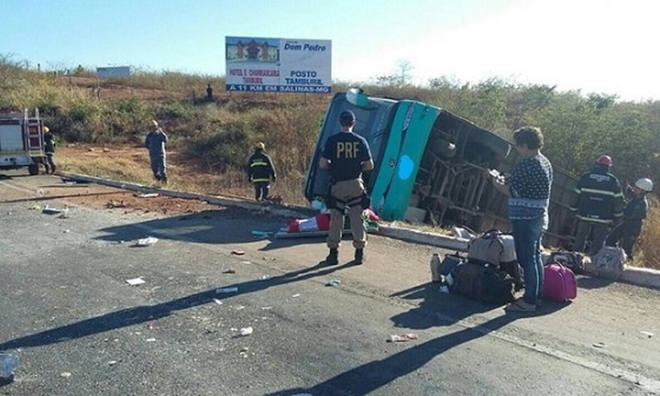 Ônibus de acidente em Minas Gerais estava irregular