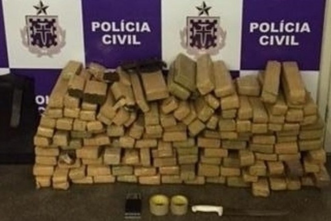 Polícia apreende mais de 150 kg de maconha em Itabuna