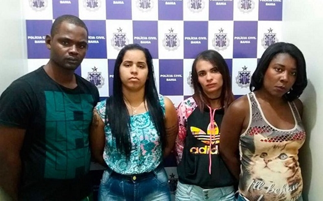 Quatro são presos em motel da Bahia com meio quilo de cocaína
